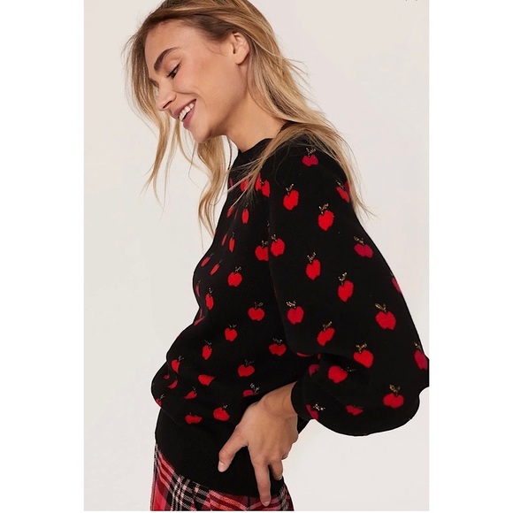 Kate Spade Apple Toss Sweater - Picture 2 of 13